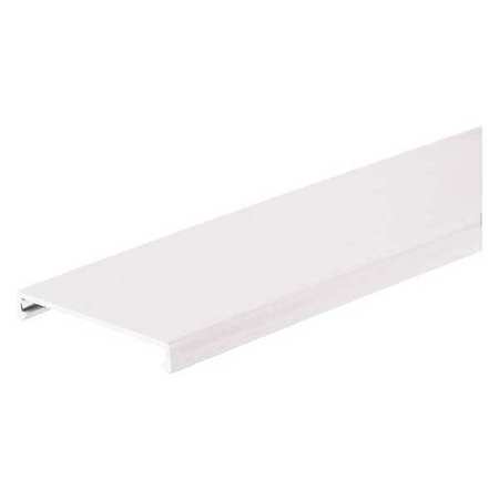 PANDUIT Flush Cover, Type NC, Halogen-Free, White, 4" x 1' (6-Pack) NC4WH6